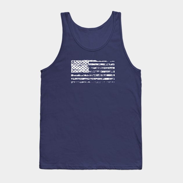 Grunge flag of USA Tank Top by StefanAlfonso